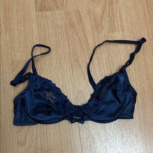 Vintage Victoria Secret Satin Lace Bra
